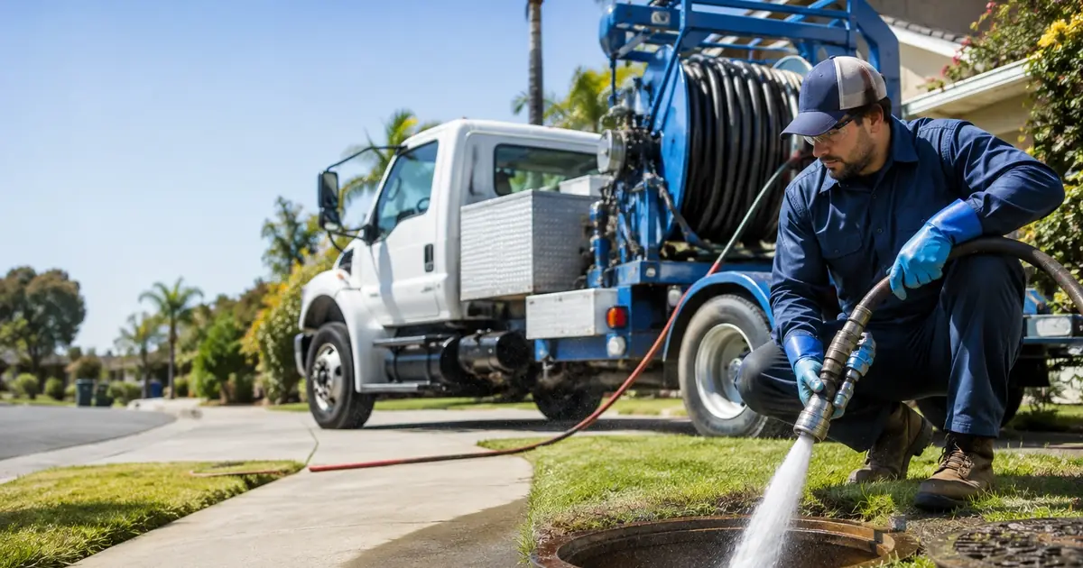 Hydro jet sewer cleaning Altadena