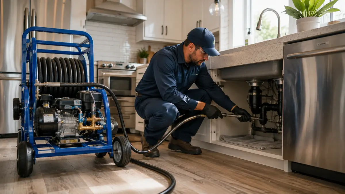 Kitchen Drain Hydro Jetting in Altadena